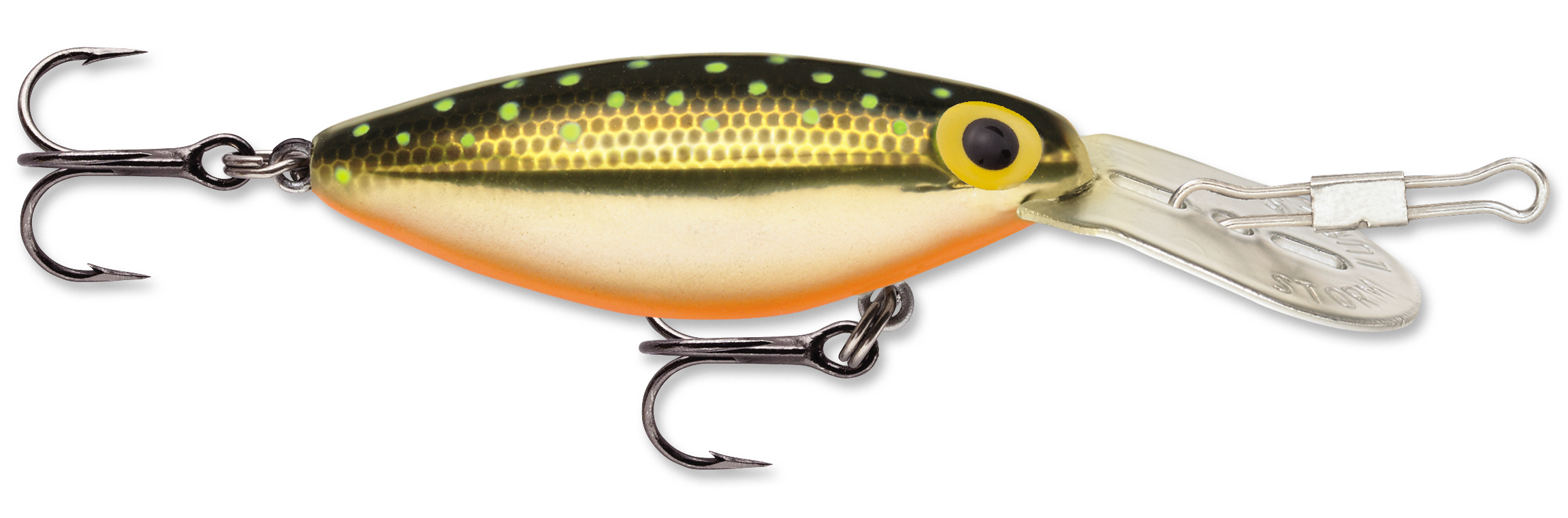 Storm Original Hot 'N Tot #05 - Metallic Gold with Chartreuse Specks -  Precision Fishing