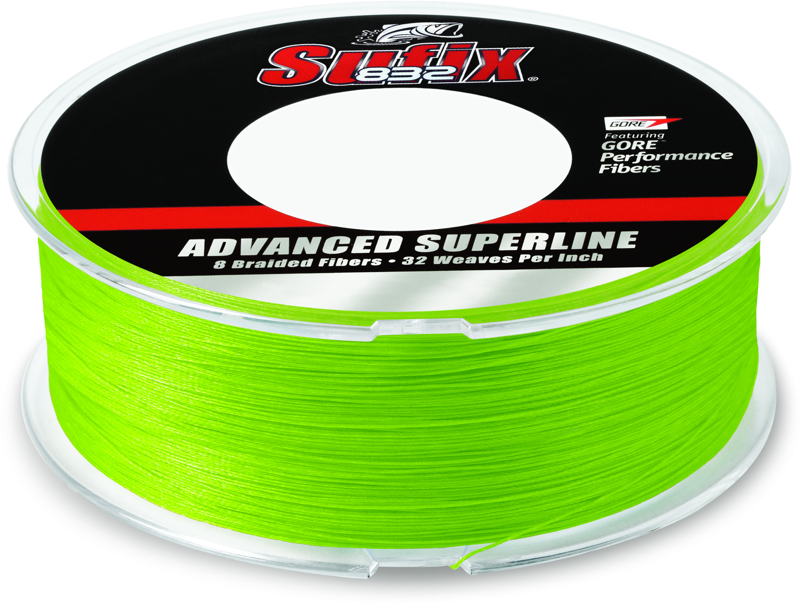 Sufix 832 Advanced Superline Braid - 15lb - Low-Vis Green - 300 yds