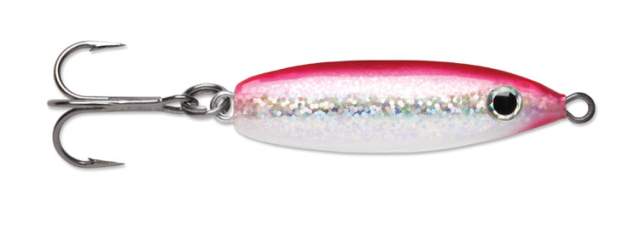 VMC Rattle Spoon 1/8 oz. - Glow Red Shiner - Precision Fishing