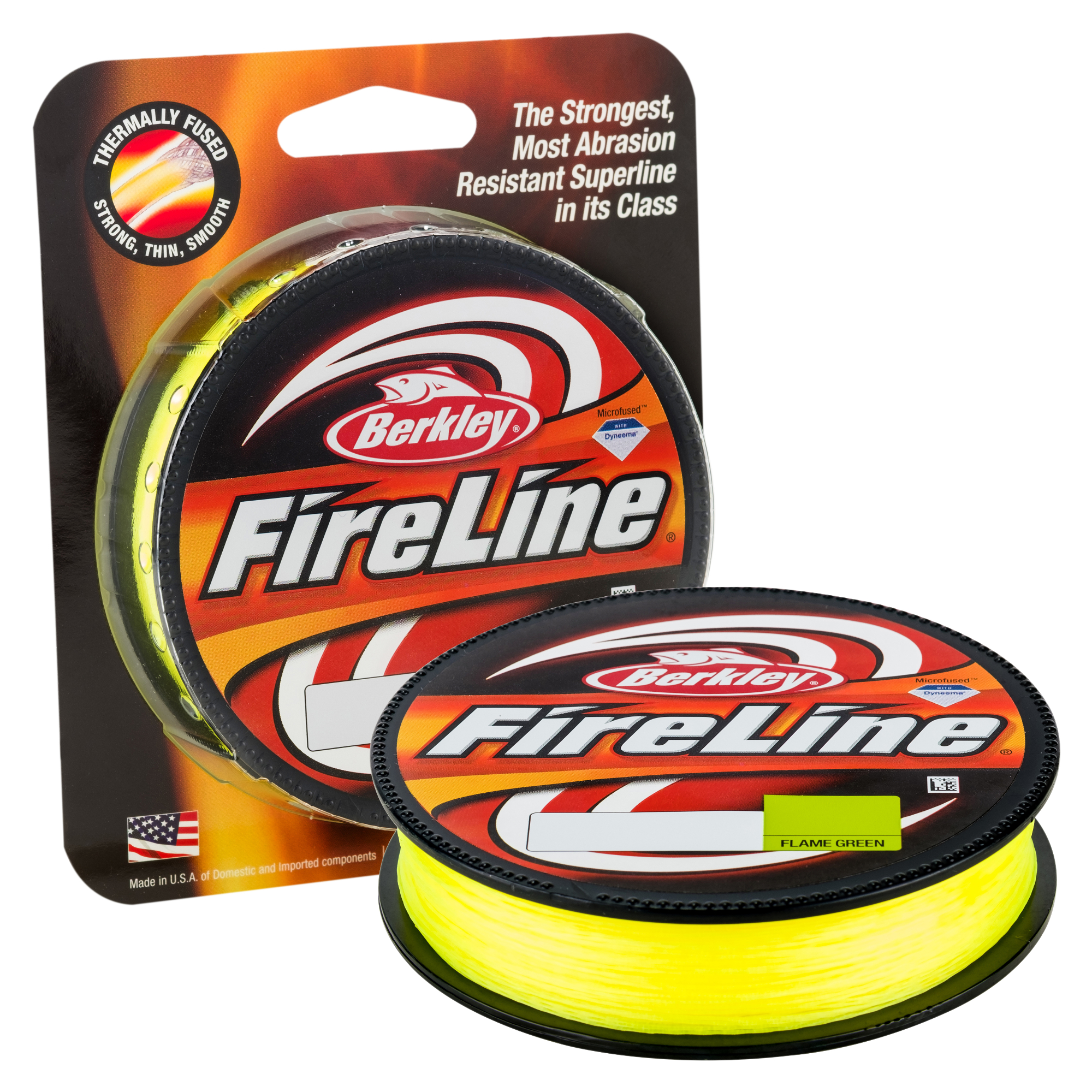 Berkley Fireline Fused Original 10 lb. Superline, Flame Green