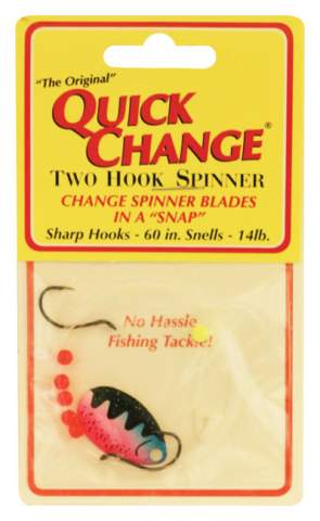 Quick Change Spinner Rig #3 Indiana Rainbow Trout Crystal Blade