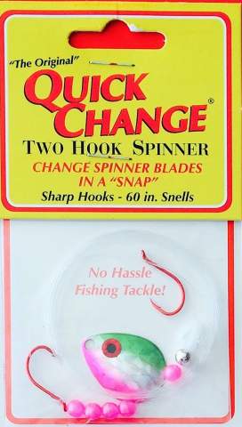 Quick Change Spinner Rig #3 Colorado Fish Candy Smelt Blade, Double Red  Hook - Qty 1 - Precision Fishing