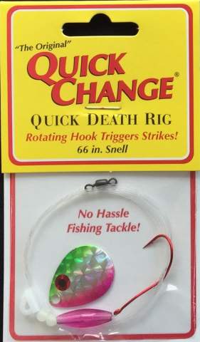 Quick Change Spinner Rig #4 Colorado Rainbow Trout Crystal Perch