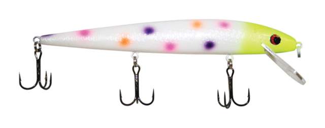 CUSTOM WOOD FISHING Lure Hand Painted Spotted Top Water Crankbait With  Hooks EUR 8,40 - PicClick ES