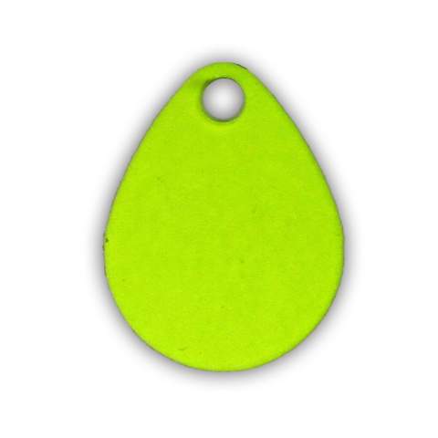 Colorado #4 Chartreuse Painted Spinner Blade - 10 Pack - Precision