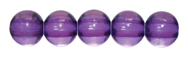 4) Puccini's Purple 5mm Plastic Fishing Beads Catfish, Bass, Bream